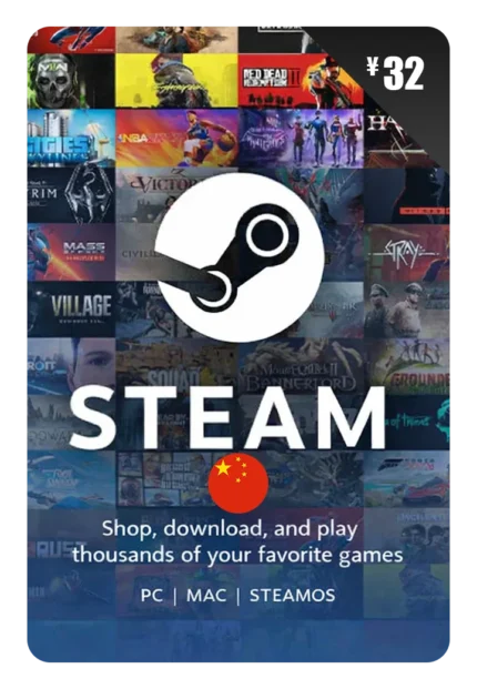 ¥32 Steam Wallet Code